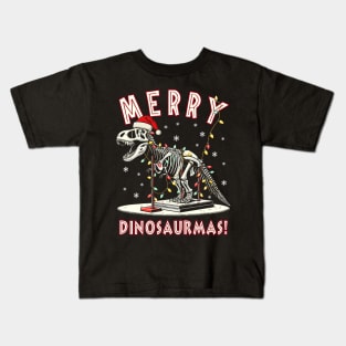 Funny Dinosaur Gifts Men Women Kids Dinosaur Ugly Christmas Kids T-Shirt
